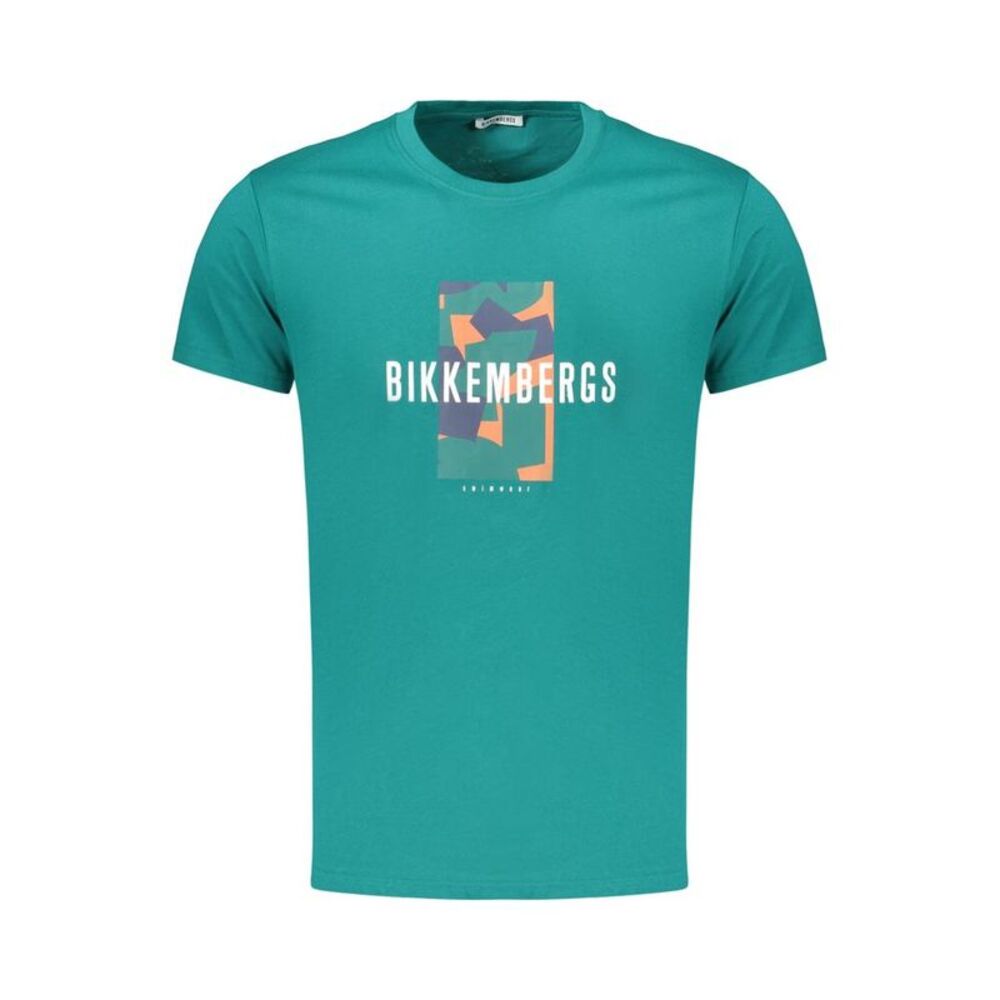 Bikkembergs Verde Cotton Men's Men's T-Shirt
